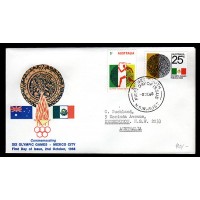 Australien, Olympic Games, Mexico City, FDC